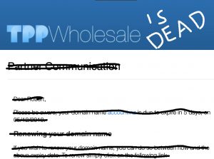 tpp wholesale bad complaint domain