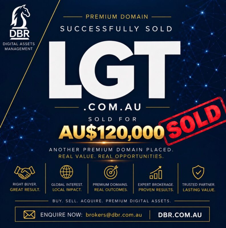 LGT domain name sold